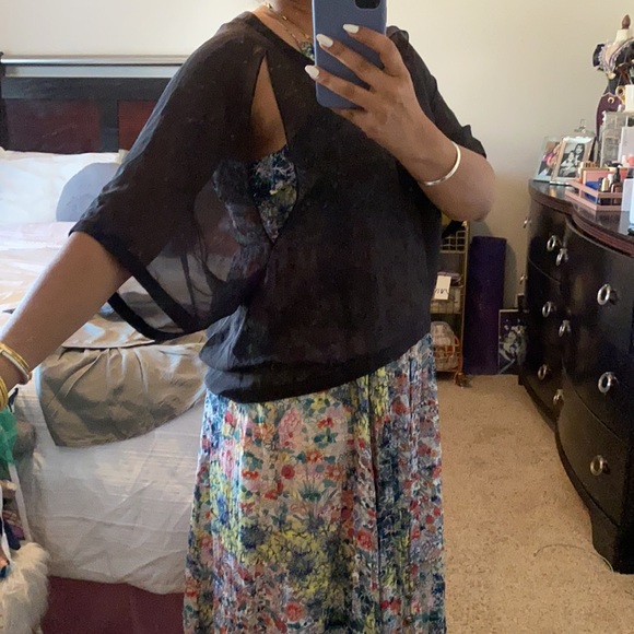 L.A.M.B. black cutout shirt - Picture 2 of 9